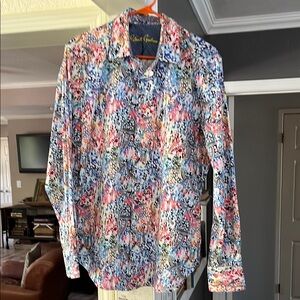 Robert Graham Multicolor Abstract Long Sleeve Shirt